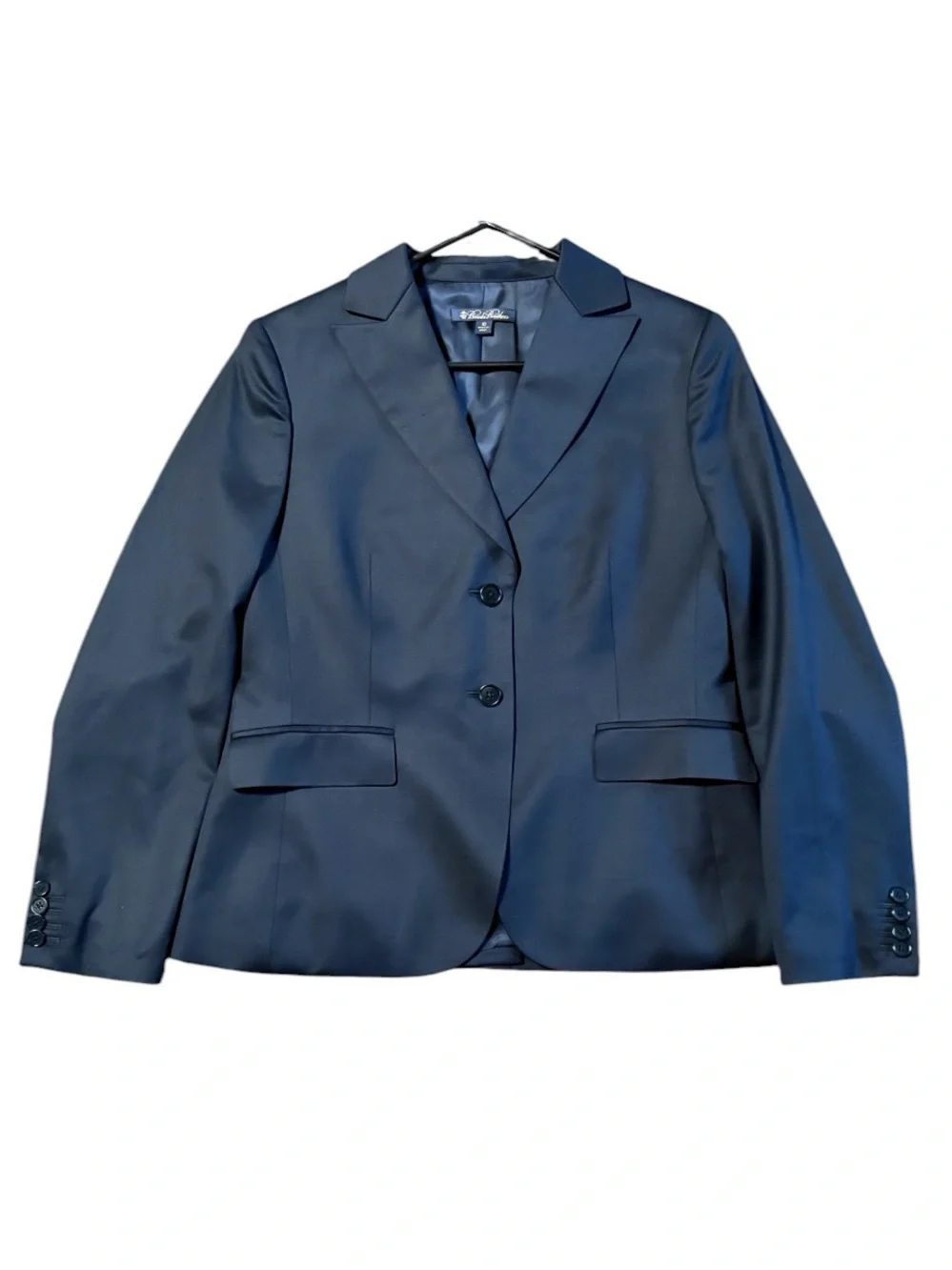 Brooks Brothers Navy Blue 2 Button Wool Blazer